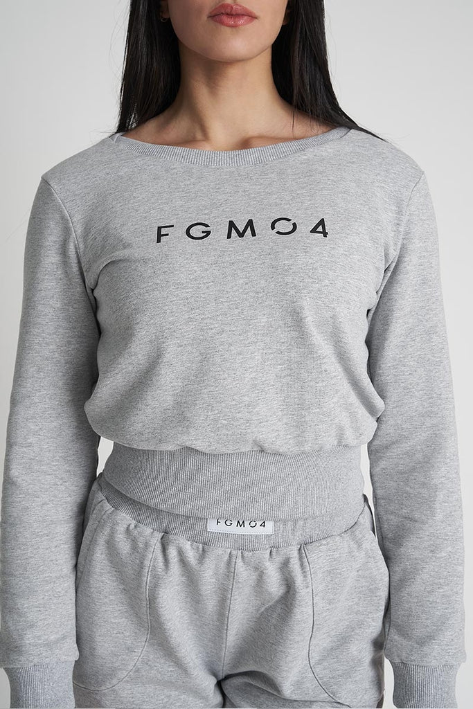 Felpa Ikonic Grigio Melange - FGM04 - P833