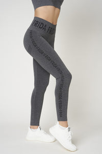 Leggings ECOFIR Monogramm Nero