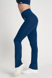 Leggings a zampa di elefante Blu Petrolio - fgm04 - LEGGINGS ANTICELLULITE - fgm04