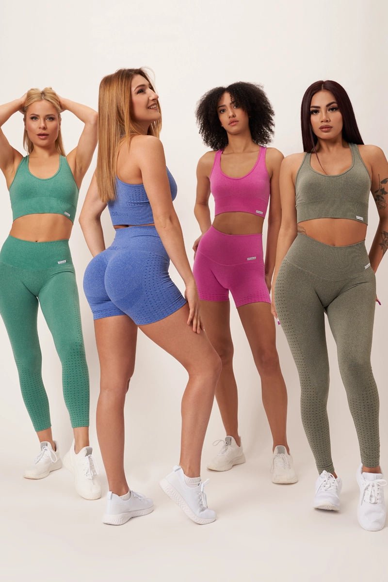 Top sportivo con spalline larghe Eldorado Verde Bottiglia Ecofir - FGM04 - OFFERTE SPECIALI - fgm04