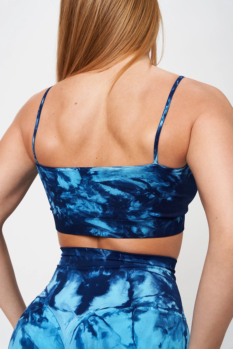 Top sportivo con spalline sottili Elements Acqua Turchese Blu - FGM04 - Maglie e Top - fgm04