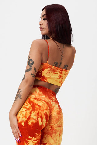 Top sportivo con spalline sottili Elements Fuoco Giallo Arancione - FGM04 - Maglie e Top - fgm04