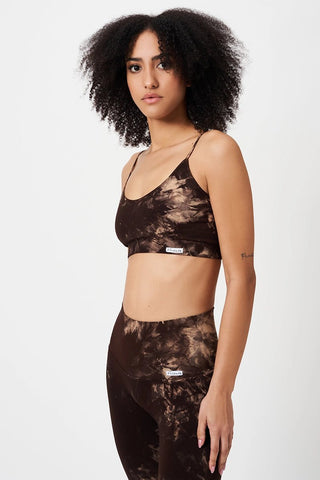 Top sportivo con spalline sottili Elements Terra Beige Marrone - FGM04 - Maglie e Top - fgm04