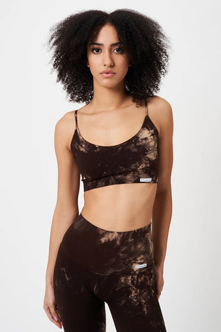 Top sportivo con spalline sottili Elements Terra Beige Marrone - FGM04 - Maglie e Top - fgm04