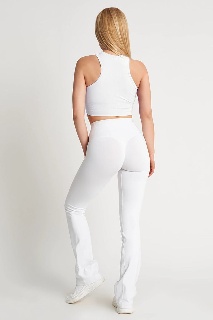 Leggings Zampa Elefante Donna - Flare, Vita Alta, 95% Poliestere 5% Elastano - Foto 3