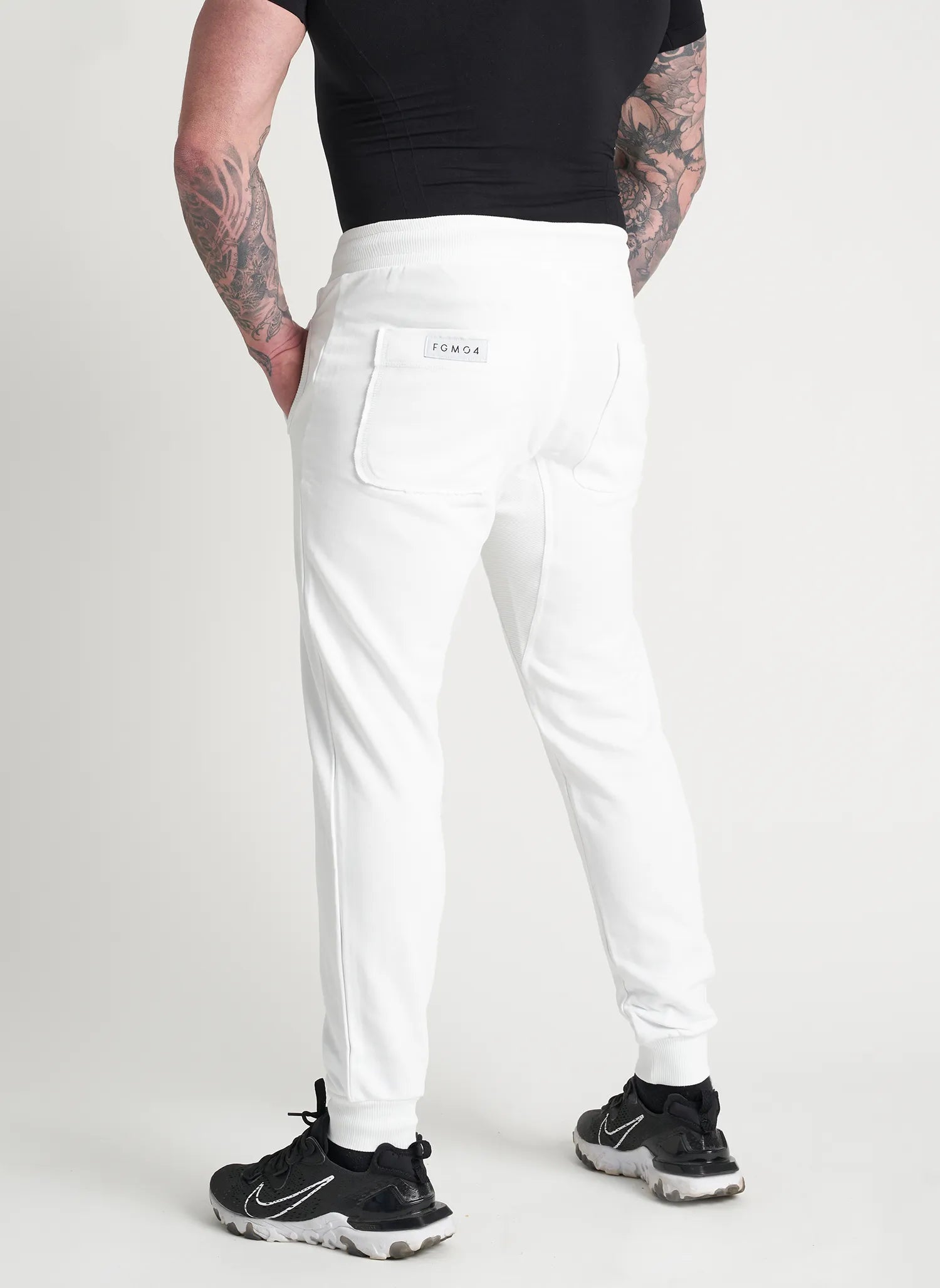 Hip Hop Joggers Ikonic Uomo Bianco - FGM04