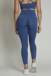 Leggings Monogram Blu Avio - FGM04